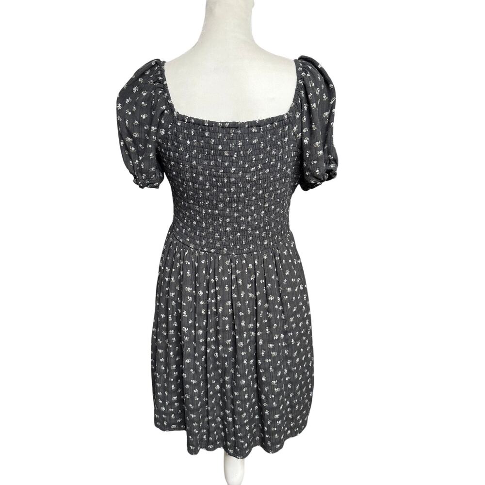 American Eagle Floral Smocked Babydoll Dress Medium Cottagecore - Picture 3 of 12